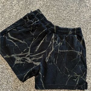 Gymshark Black and Green Gray Athletic Shorts